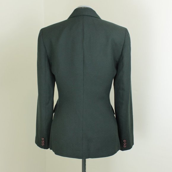 Vintage Houndstooth Double Breasted Blazer - Picture 2 of 5